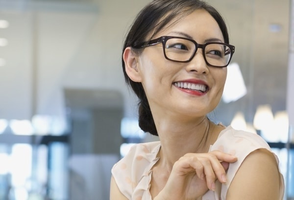 Smiling woman