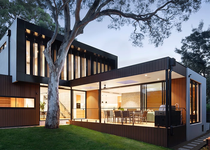 House with a garden